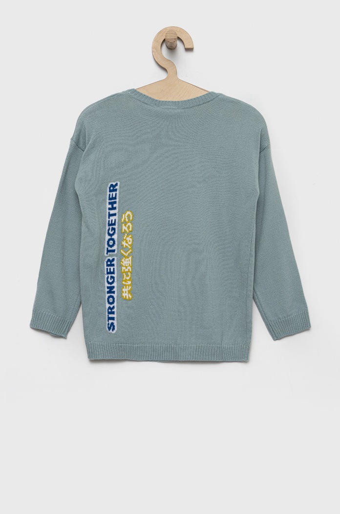 Παιδικό πουλόβερ United Colors of Benetton 1070H100F.P μπλε AW22