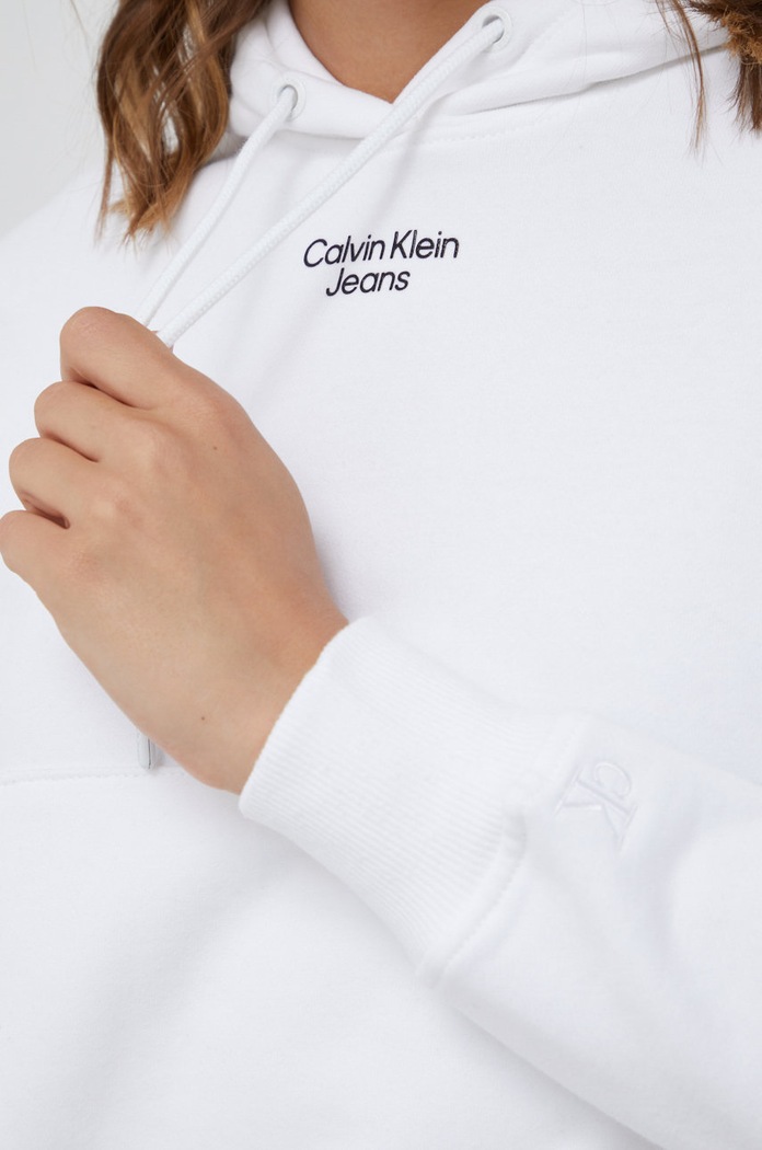 Calvin Klein Jeans bluza J20J218048.9BYY biały