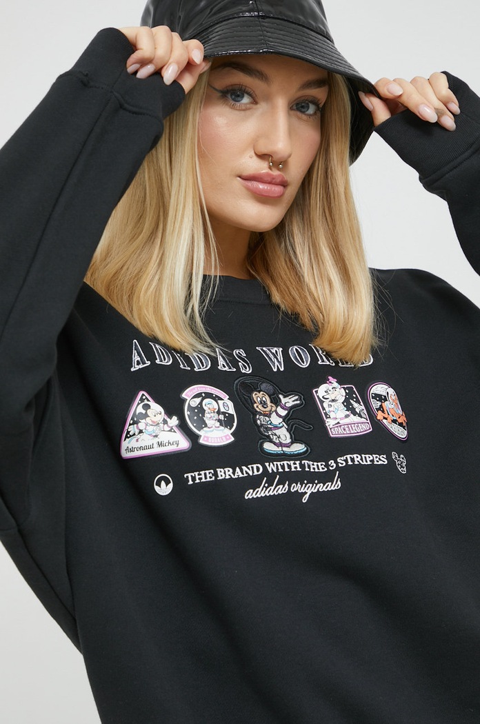 adidas Originals bluza bawełniana czarny HL9056