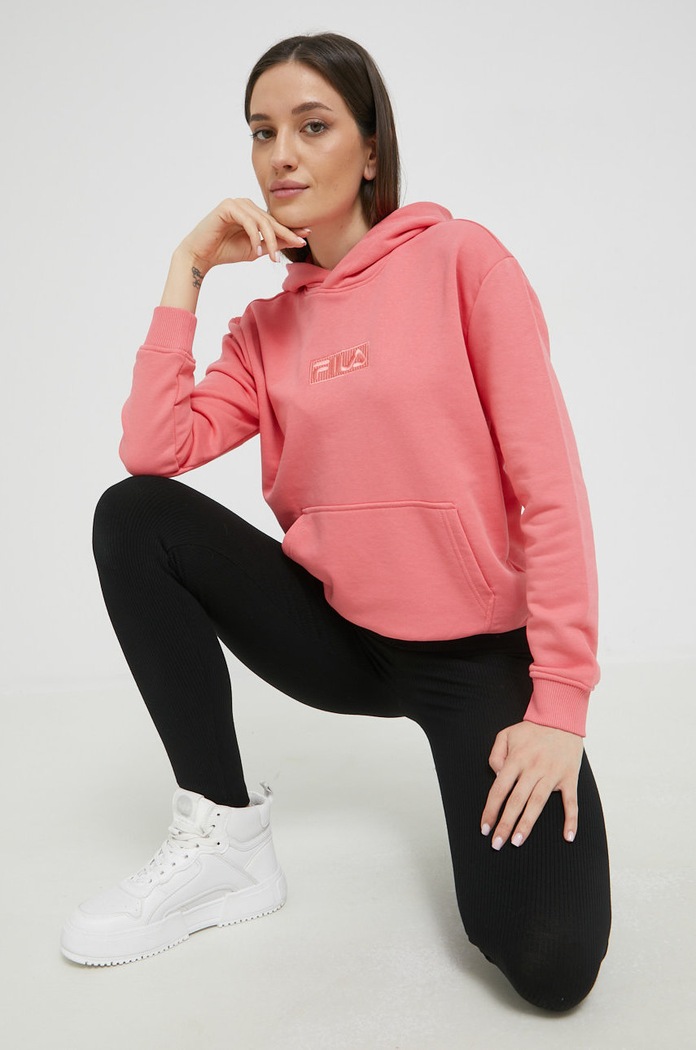 Fila bluza FAW0253 pomarańczowy AW22