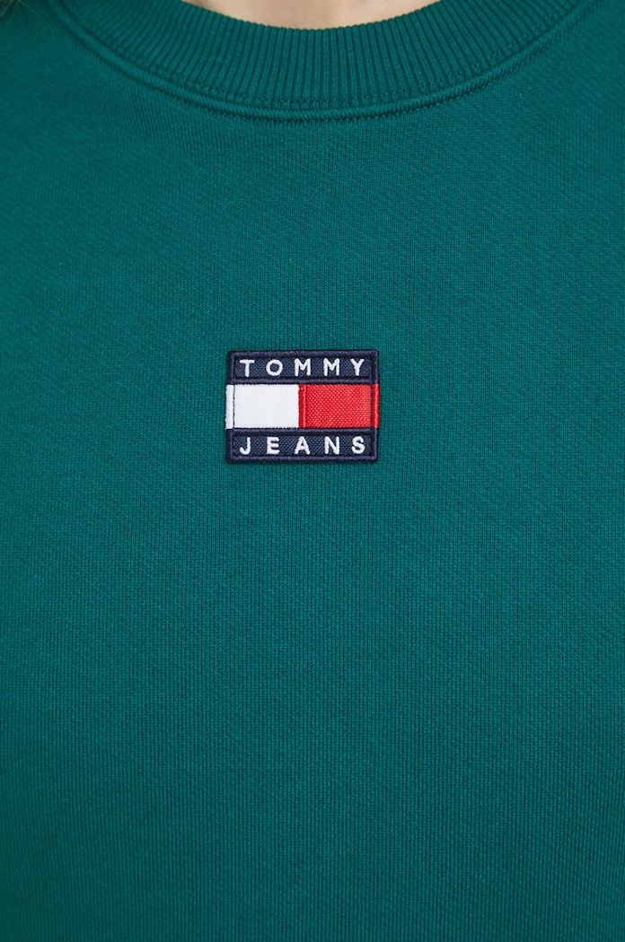 Tommy Jeans bluza bawełniana DW0DW10402.9BYY zielony