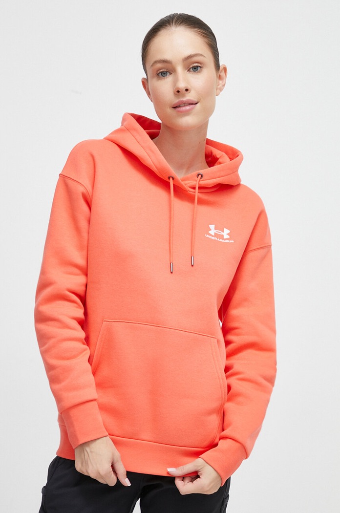 Under Armour bluza z kapturem czerwony 1373033