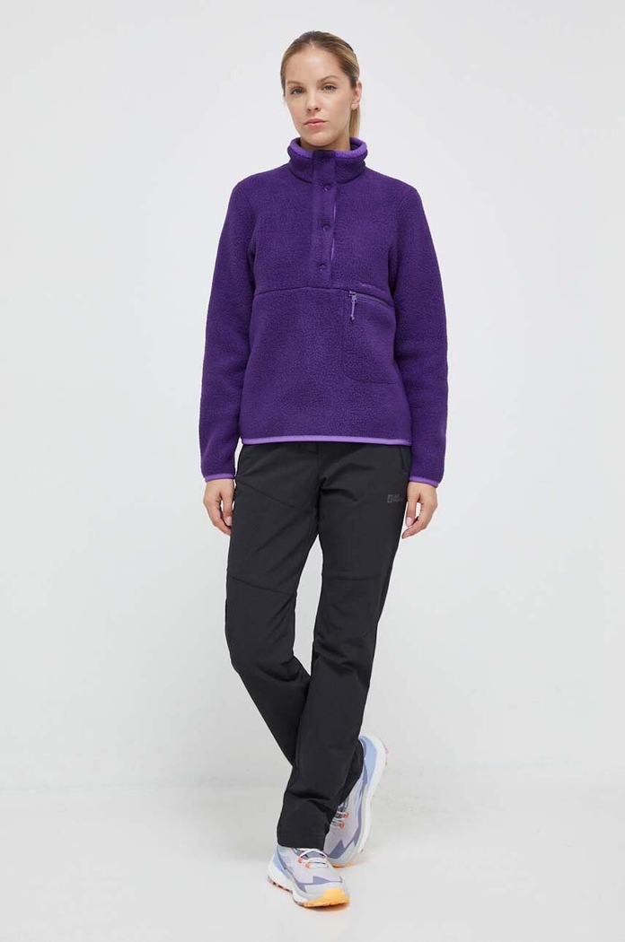 Peak Performance bluza sportowa G78130 fioletowy AW24