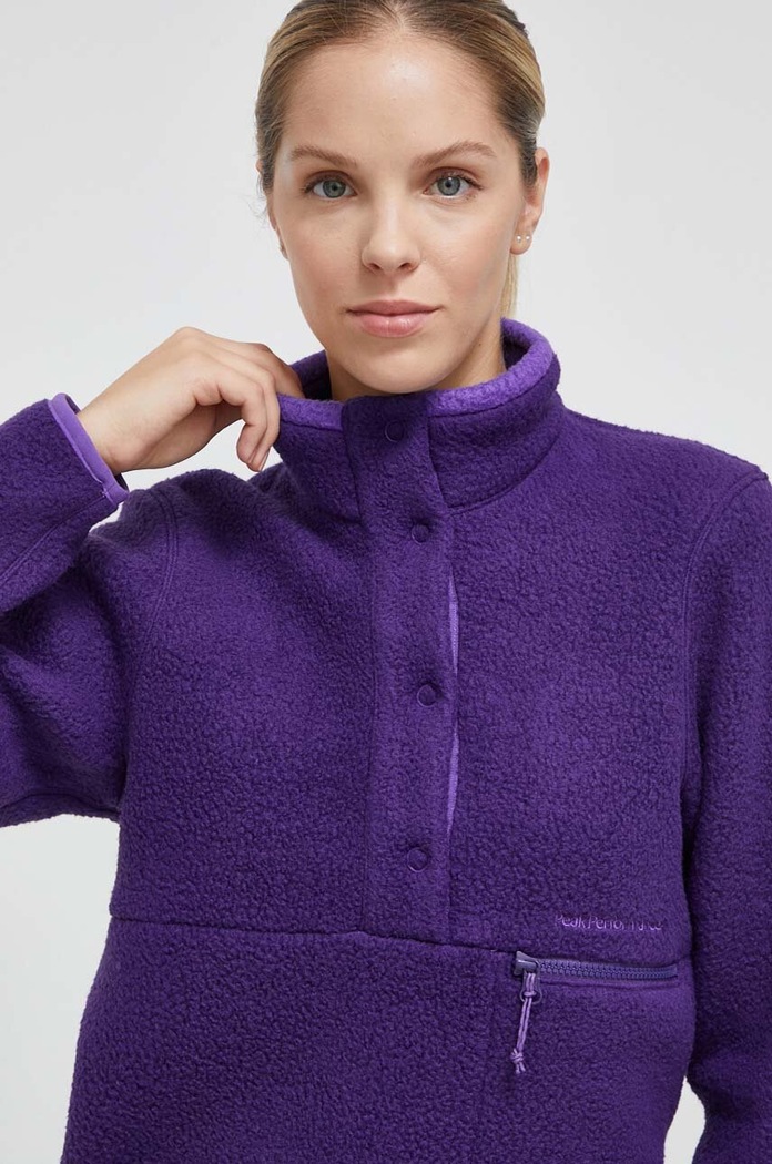 Peak Performance bluza sportowa fioletowy G78130