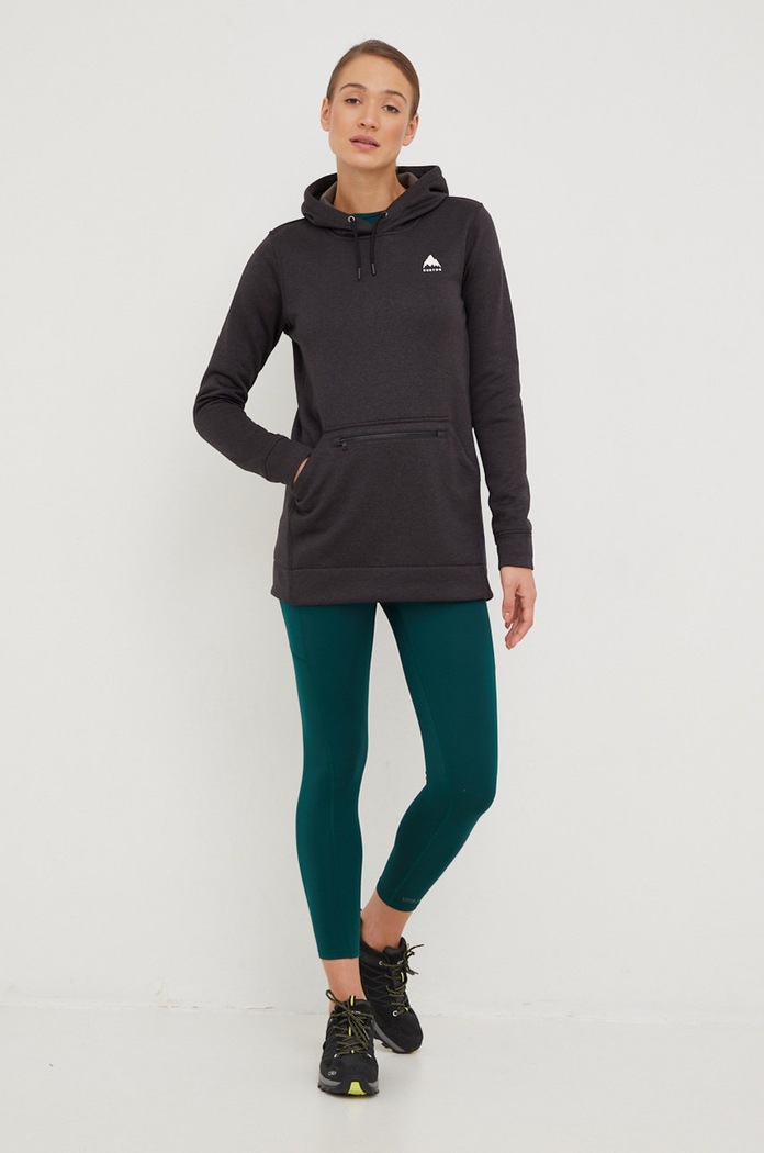 Sportovní mikina Burton Oak 20840103001 šedá AW22