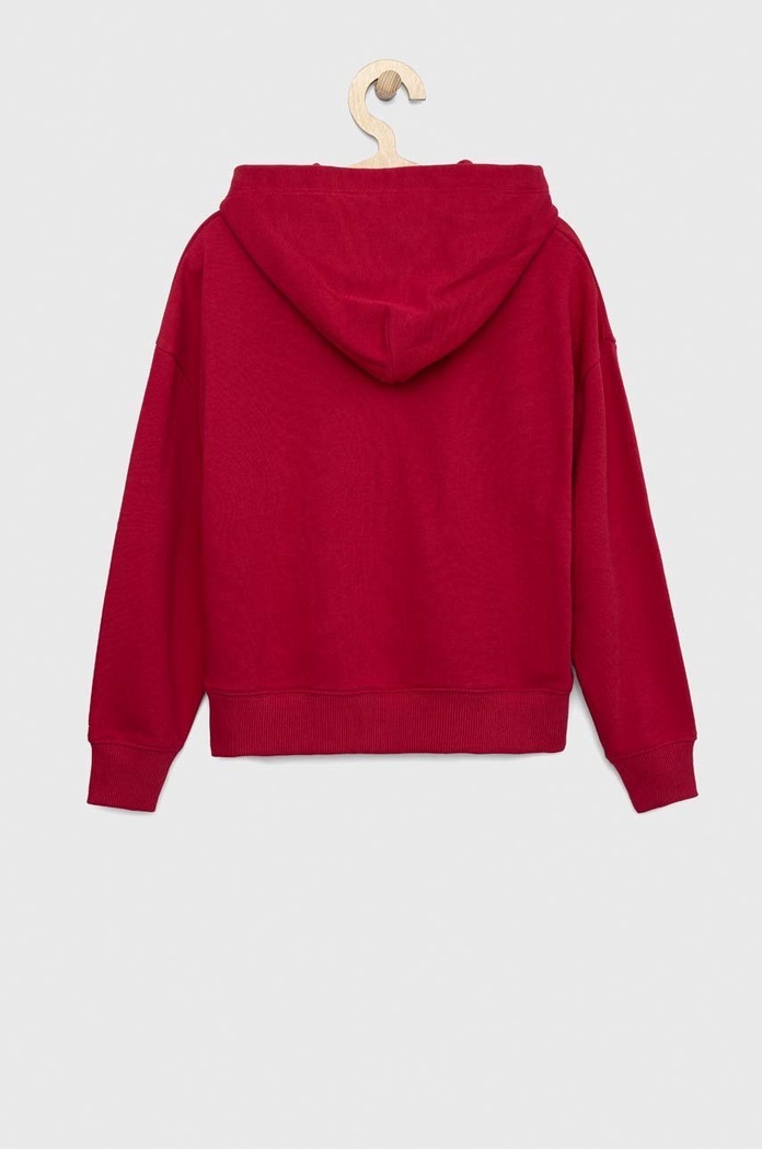 Calvin Klein Jeans Bluza dziecięca IG0IG01517.9BYY IG0IG01517.9BYY czerwony AW22