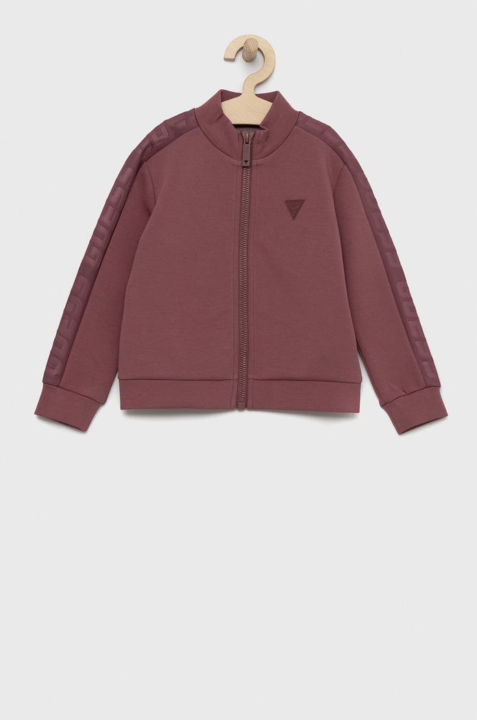 Guess bluza dziecięca z elastanem różowy J2YQ25.FL03S