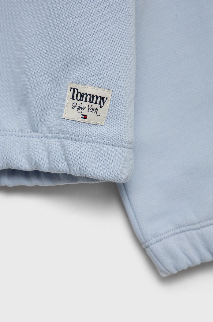 DÍVKA Dětská bavlněná mikina Tommy Hilfiger KG0KG06664.9BYY modrá