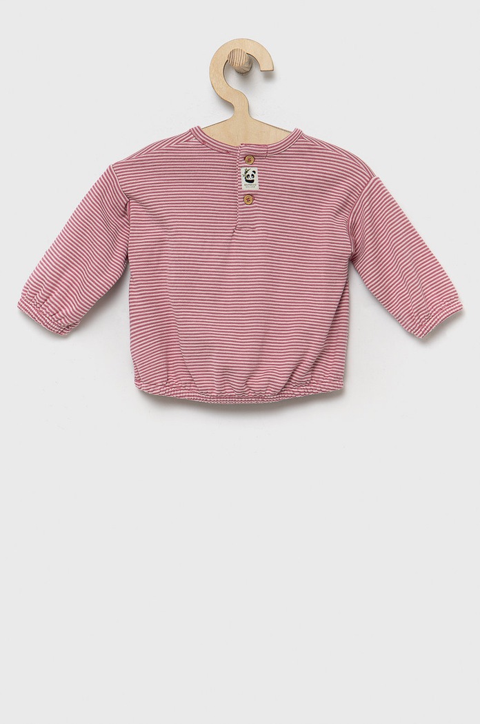 United Colors of Benetton Bluza dziecięca 3ETVA1013.W różowy AW22