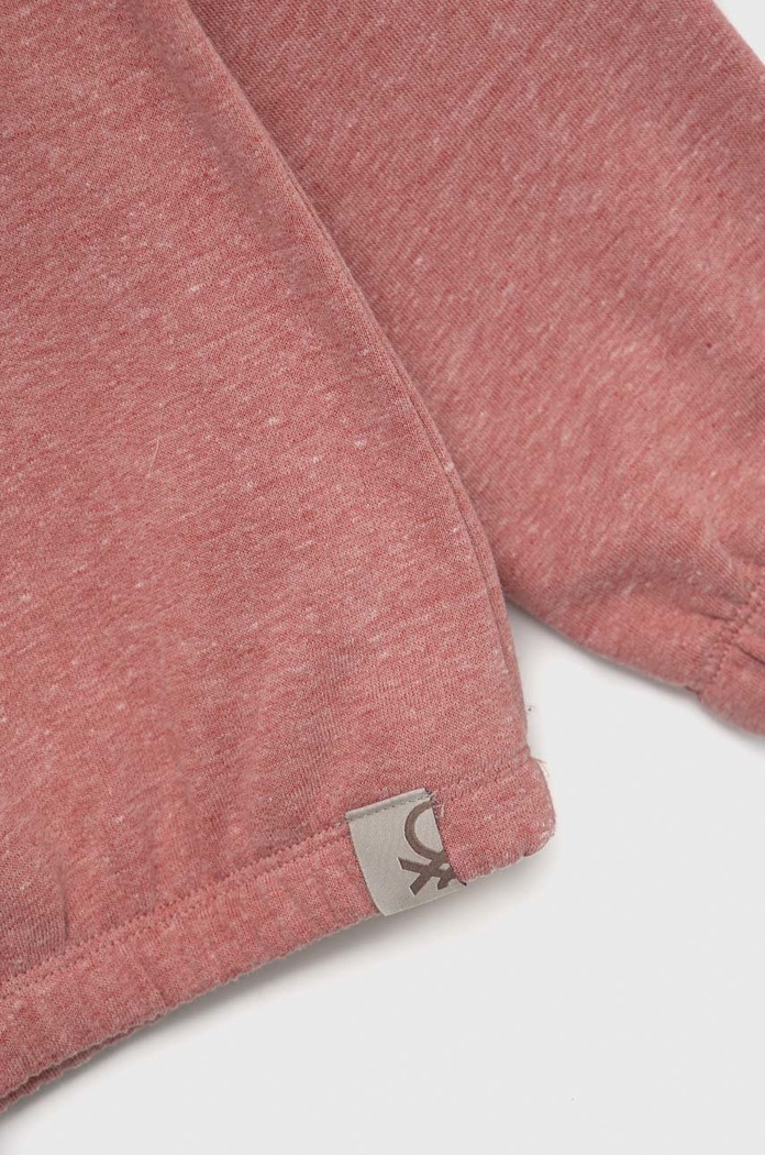DÍVKA Dětská mikina United Colors of Benetton 30HFG106H.P růžová