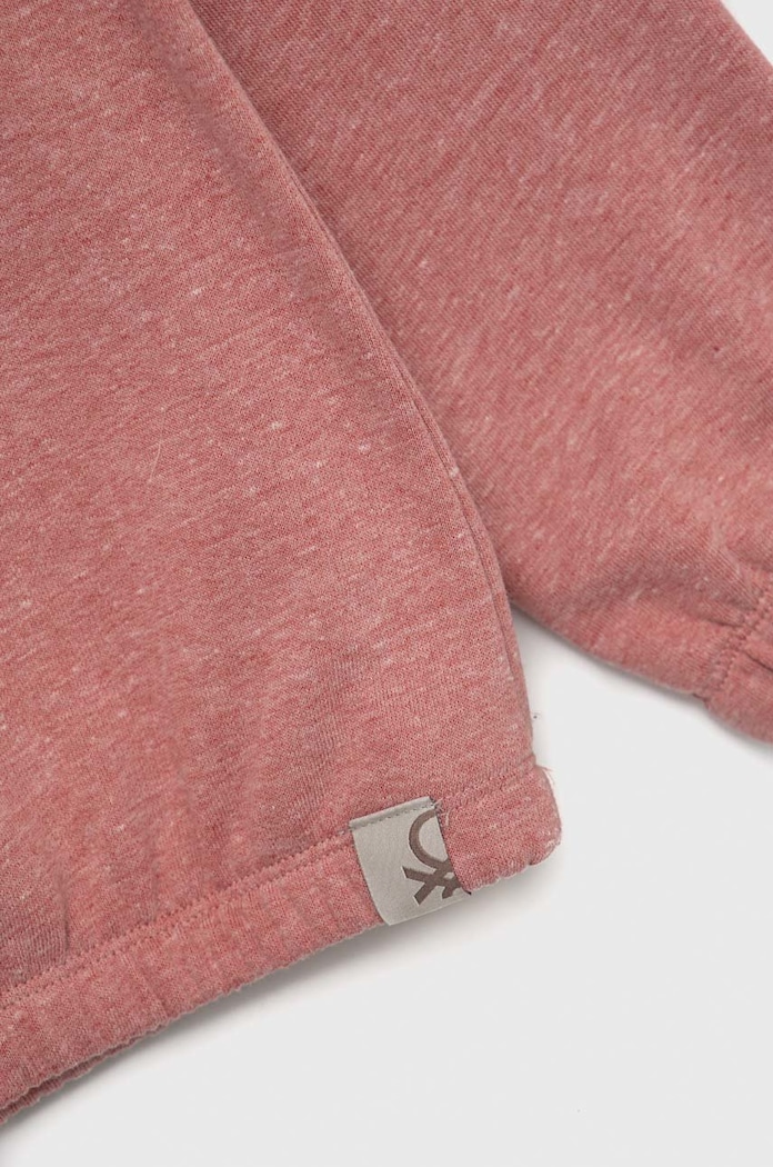 DÍVKA Dětská mikina United Colors of Benetton 30HFG106H.P růžová