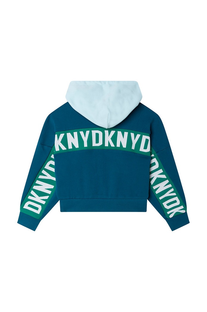 Dkny bluza dziecięca D35S55.156.162 turkusowy AW22