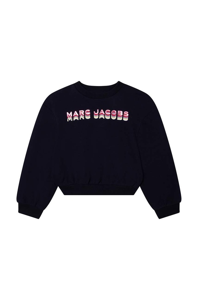 Dětská bavlněná mikina Marc Jacobs W15630.G.156 námořnická modř AW22