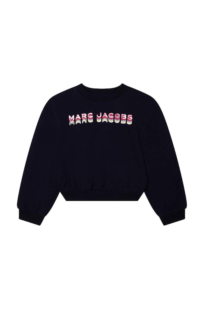 Dětská bavlněná mikina Marc Jacobs W15630.G.156 námořnická modř AW22