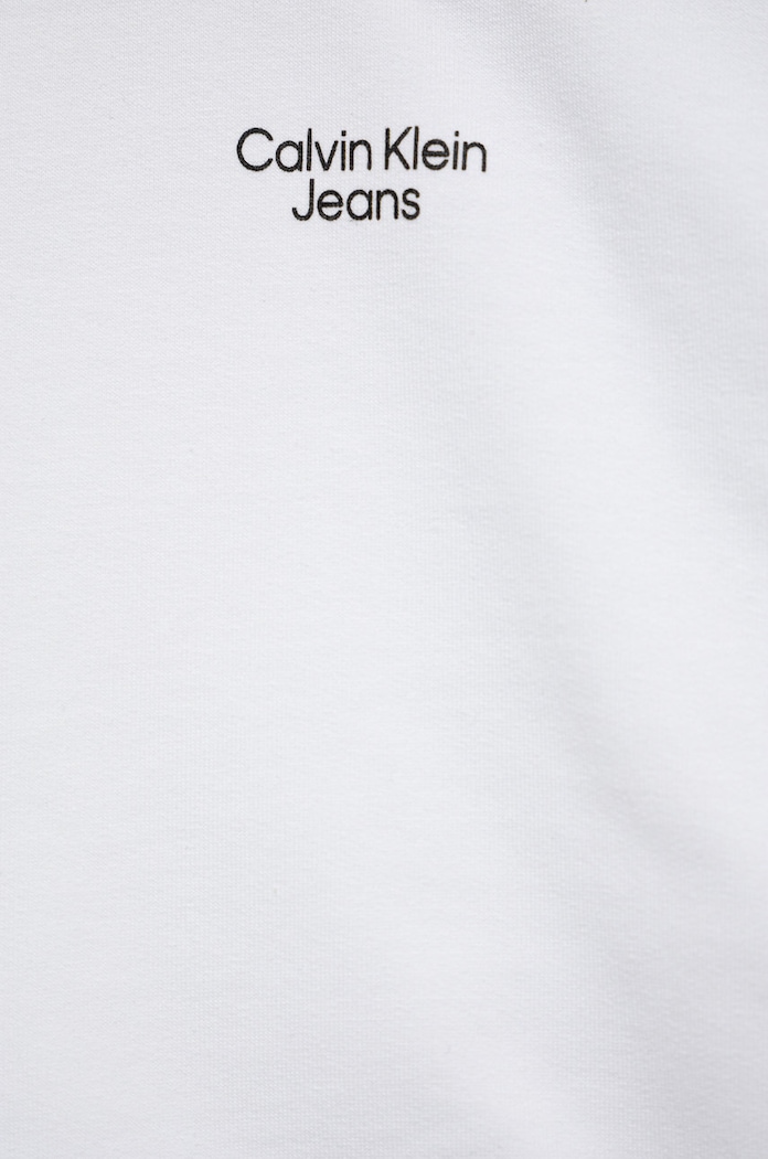 Chłopiec Calvin Klein Jeans bluza dziecięca IN0IN00006.9BYY IN0IN00006.9BYY biały