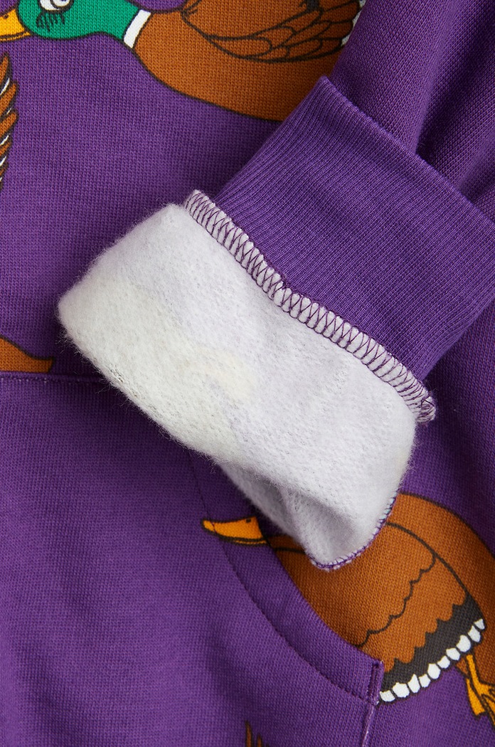 Mini Rodini bluza bawełniana dziecięca fioletowy 2272001145