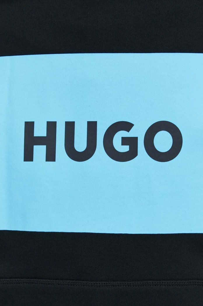 HUGO felpa in cotone 50473168 nero