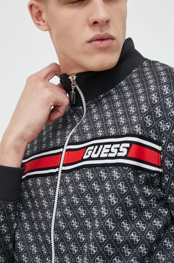 Μπλούζα Guess KORBIN Z2BQ06.FL04Q μαύρο