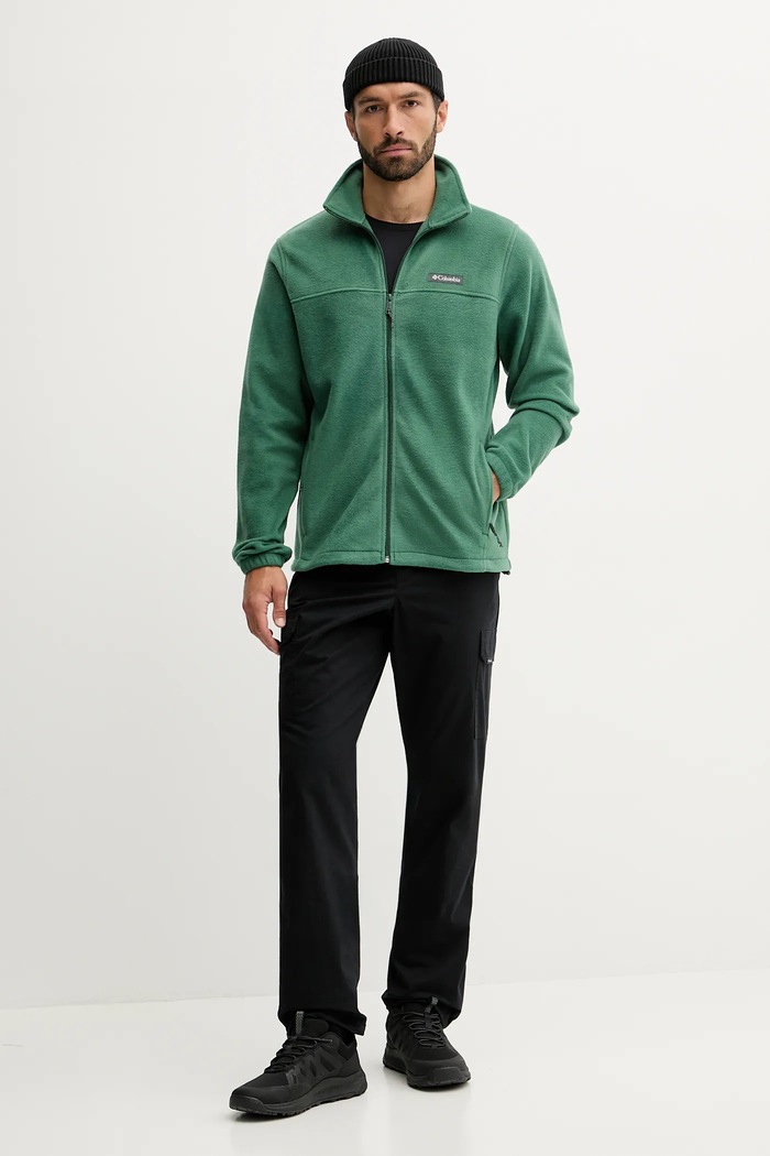 Columbia bluză sport pentru bărbați Steens Mountain 1476671 verde SS26