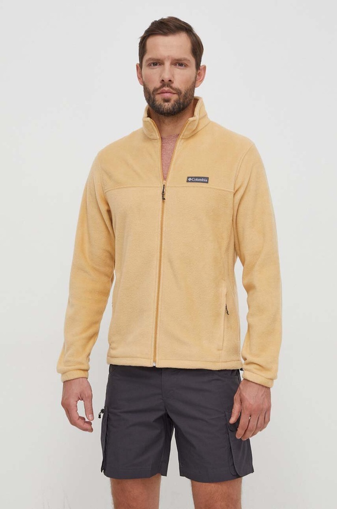 Columbia bluză sport pentru bărbați Steens Mountain cu modele bej 1476671