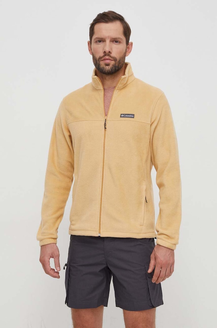 Columbia bluză sport pentru bărbați Steens Mountain cu modele bej 1476671