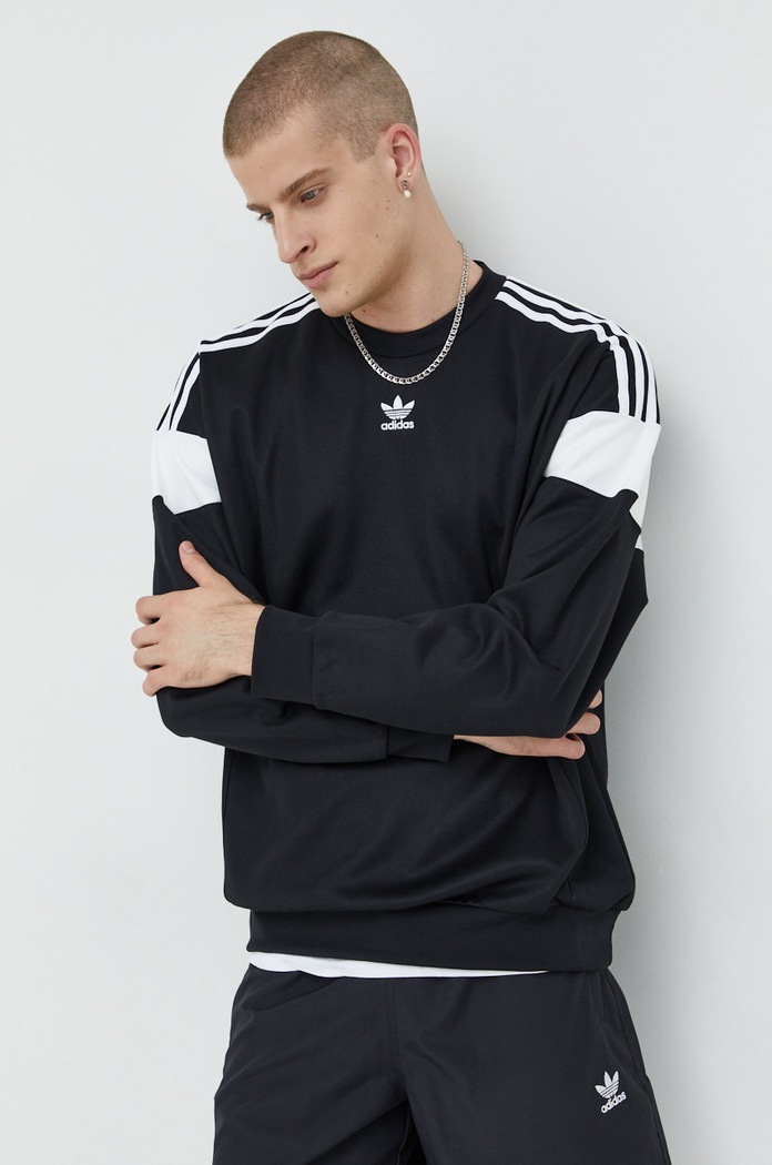 adidas Originals bluza aplikacja czarny HN6117