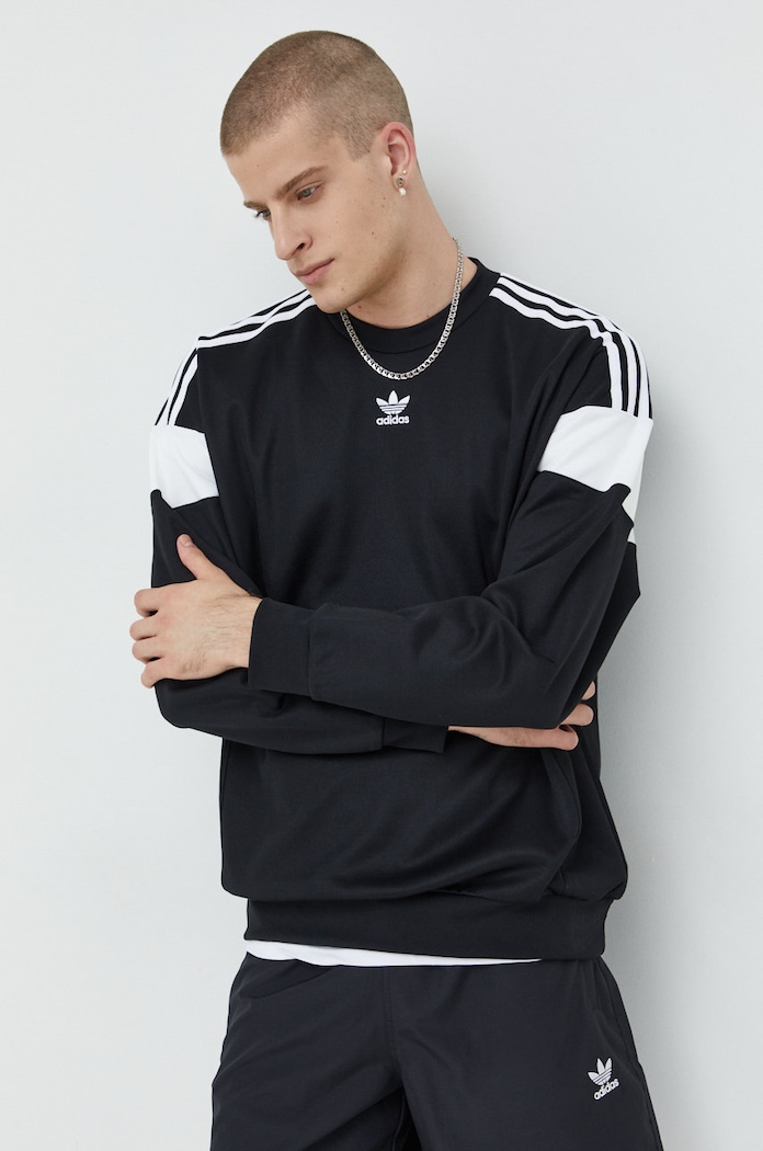 adidas Originals bluza aplikacja czarny HN6117
