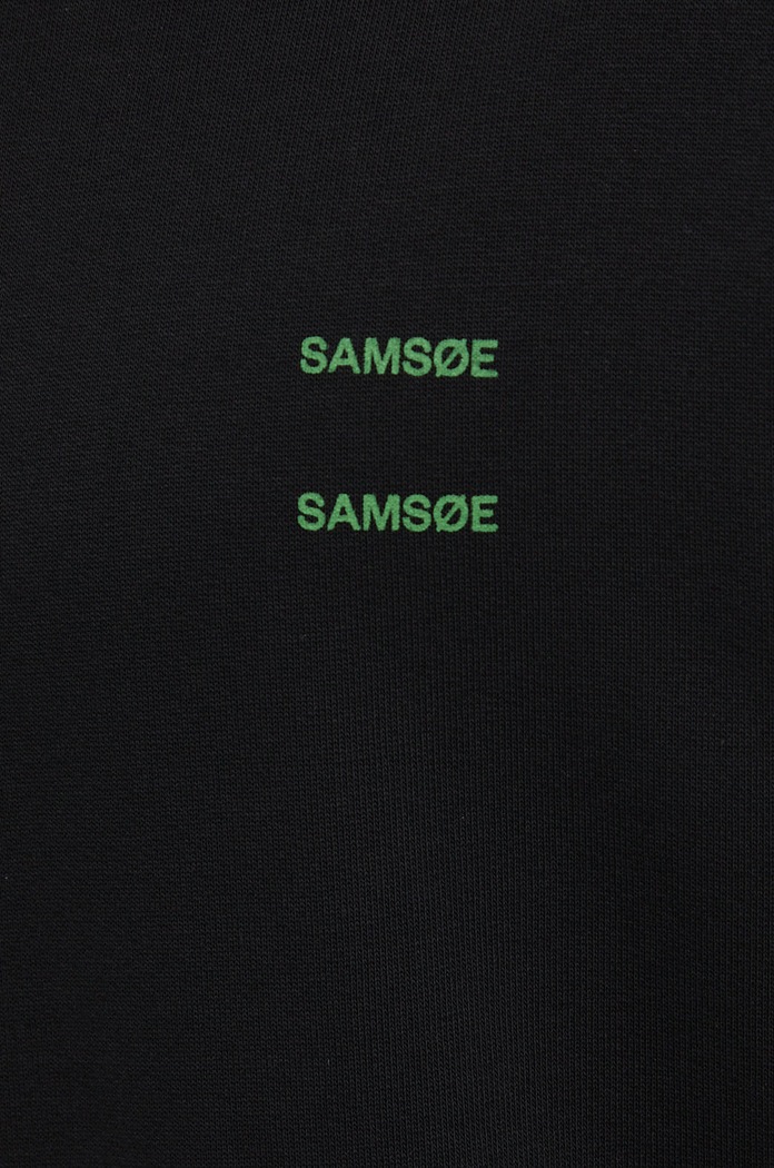 Samsoe Samsoe bluza bawełniana JOEL M22300127 czarny