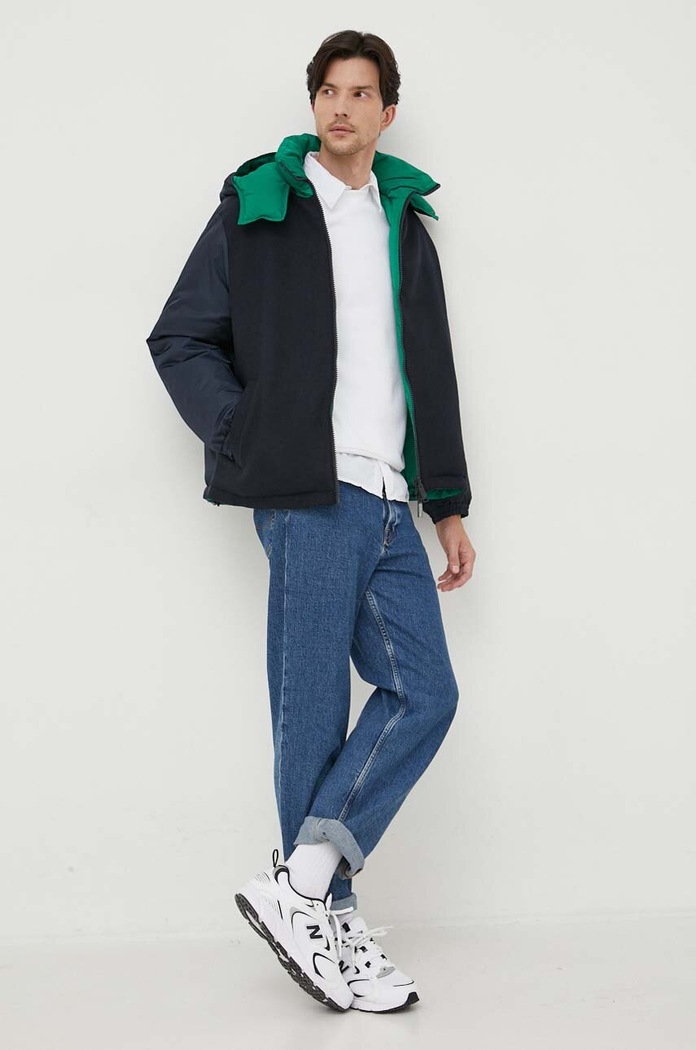 Lacoste pulover moški z bombažem SH9608 bela SS26