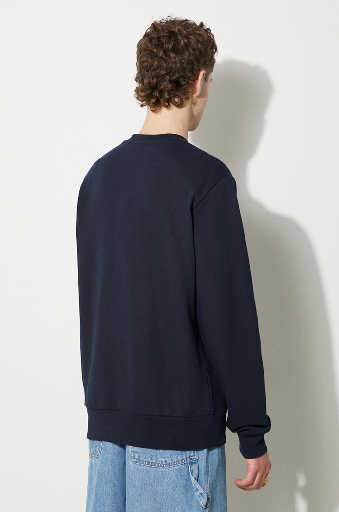 Lacoste μπλούζα με βαμβάκι ανδρική SH9608 σκούρο μπλε SS26