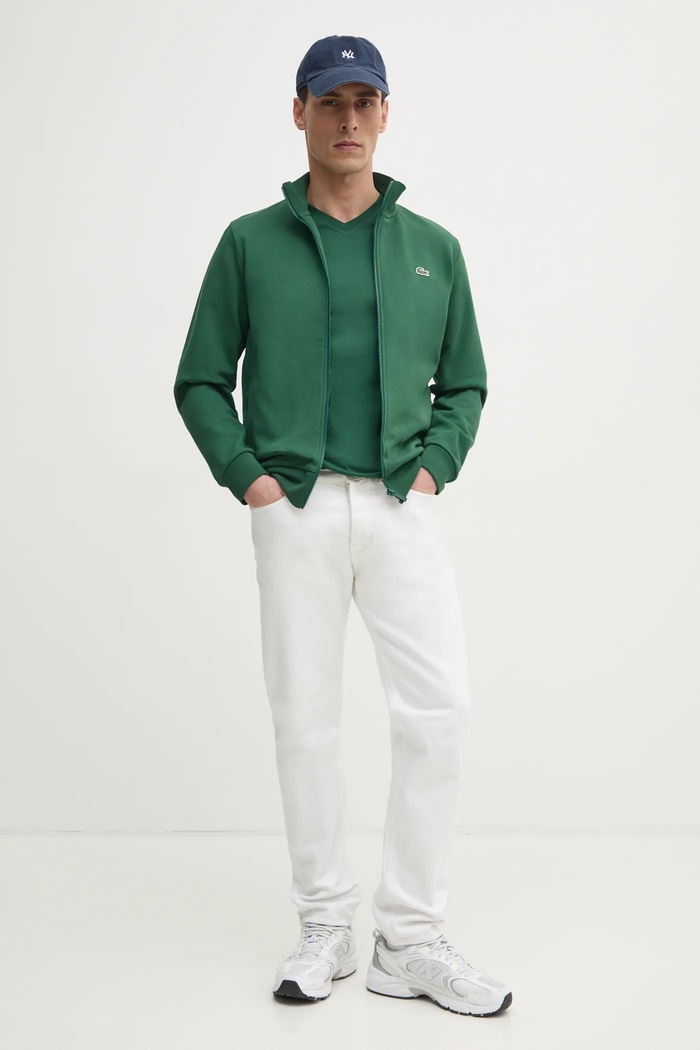 Lacoste sweatshirt SH9622 green SS26