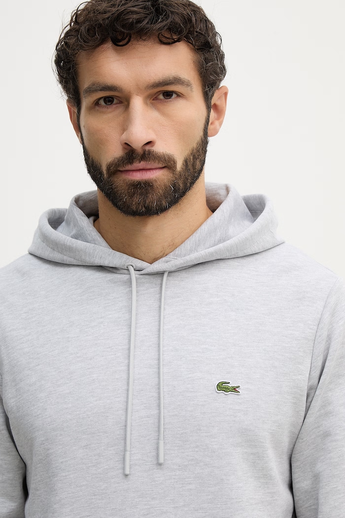 Lacoste hanorac cu glugă din bumbac SH9623