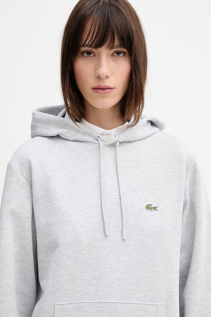Lacoste hanorac cu glugă din bumbac SH9623