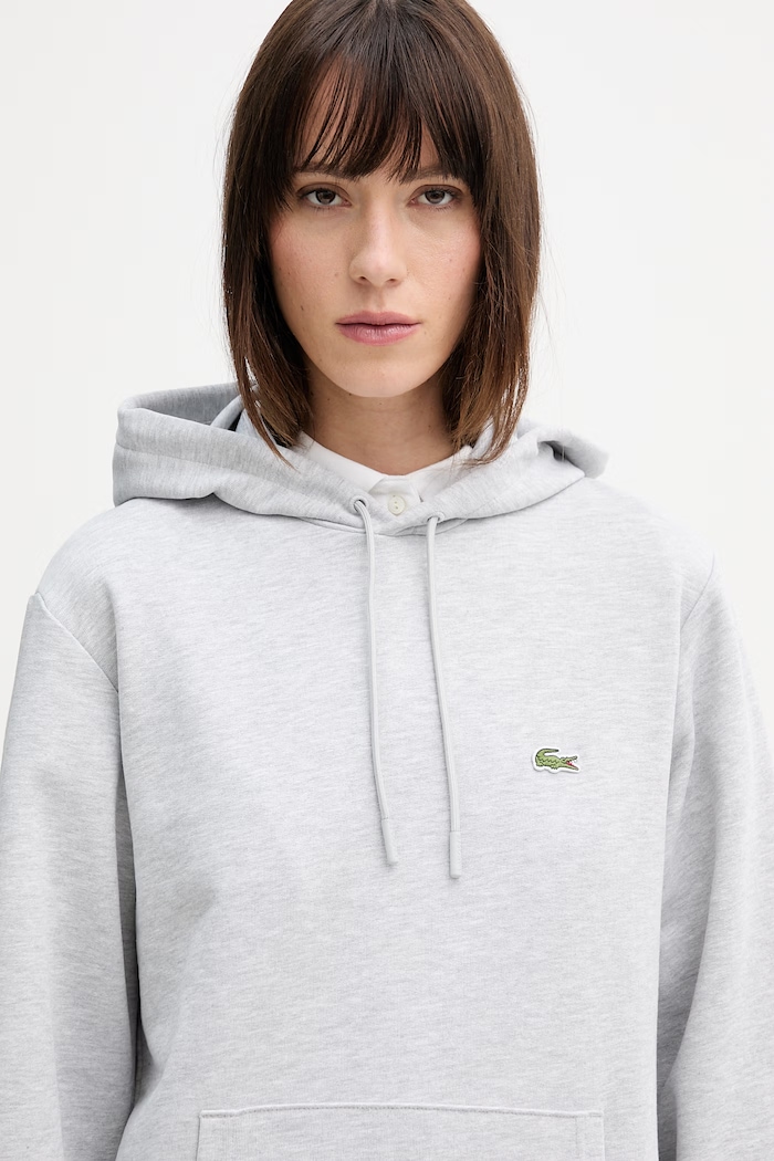 Lacoste hanorac cu glugă din bumbac SH9623