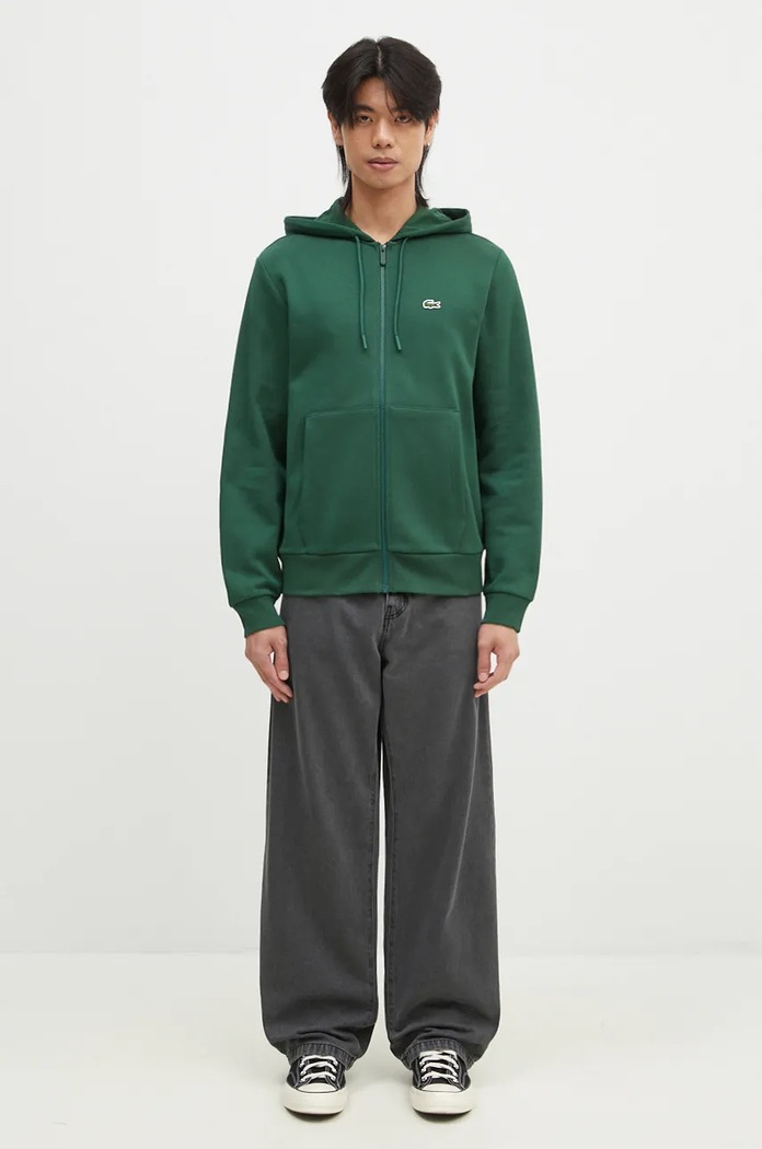Суичър Lacoste SH9626 зелен
