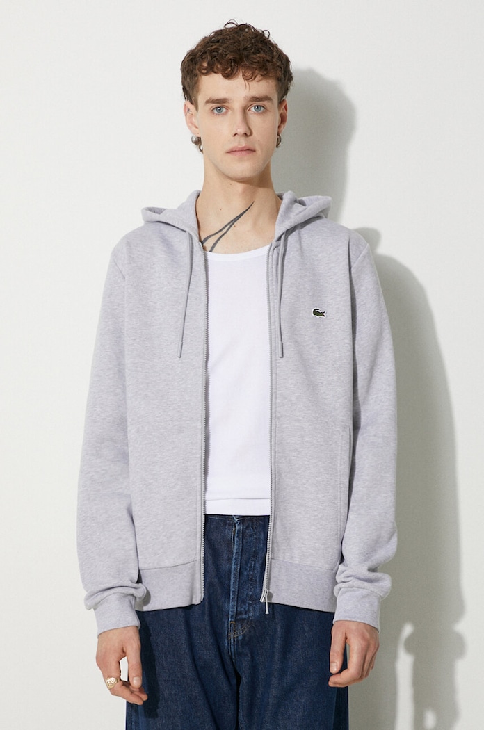 Μπλούζα Lacoste απλό γκρί SH9626