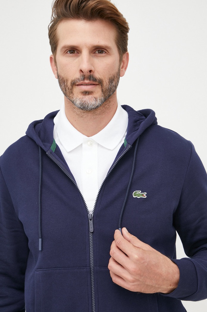 Mikina Lacoste tmavomodrá SH9626