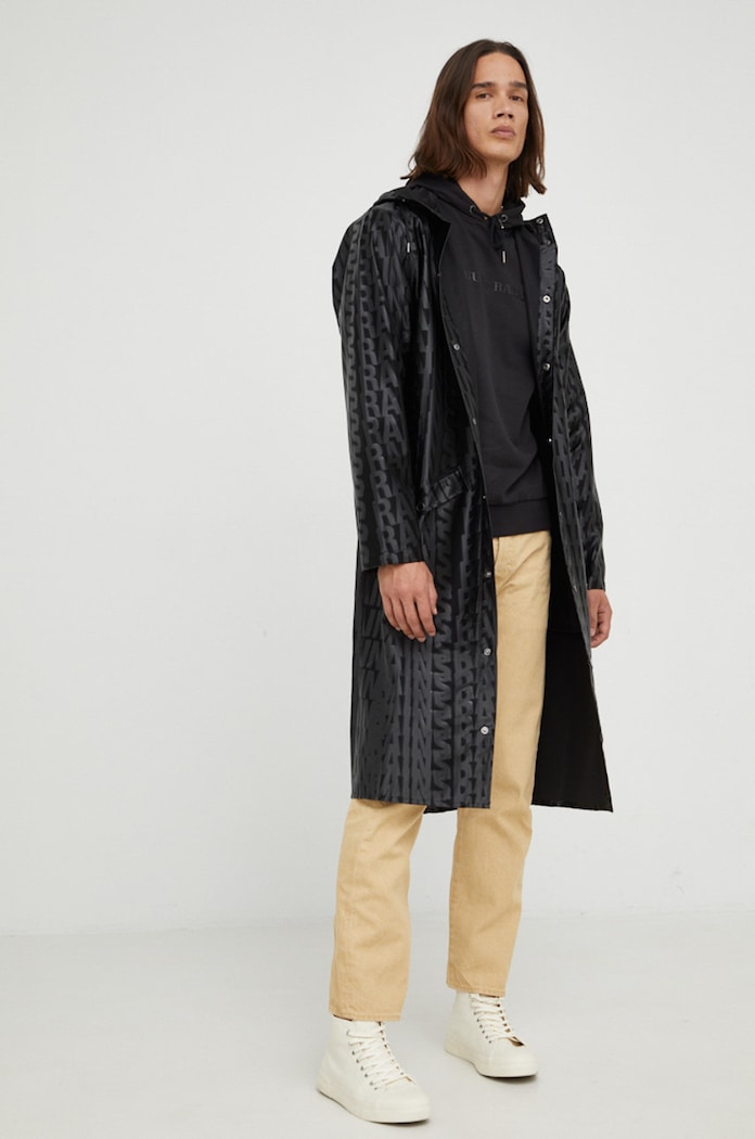 Bruuns Bazaar bluza bawełniana BBM1278 czarny AW22
