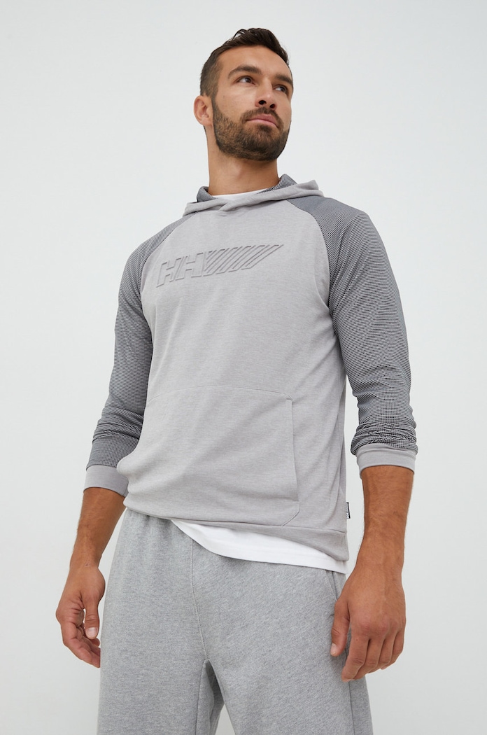 Μπλούζα Helly Hansen με κουκούλα γκρί 48411