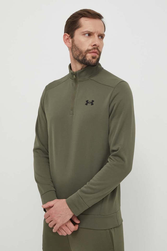 Under Armour hanorac de antrenament bărbați imprimeu verde 1373358