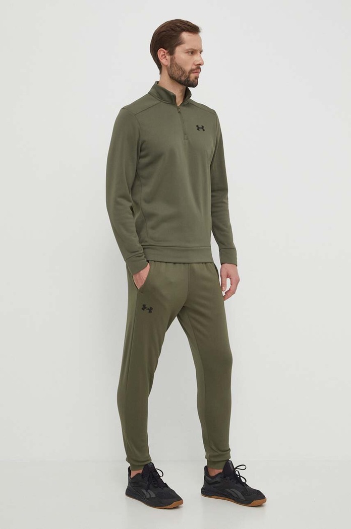 Under Armour hanorac de antrenament bărbați 1373358 verde SS26