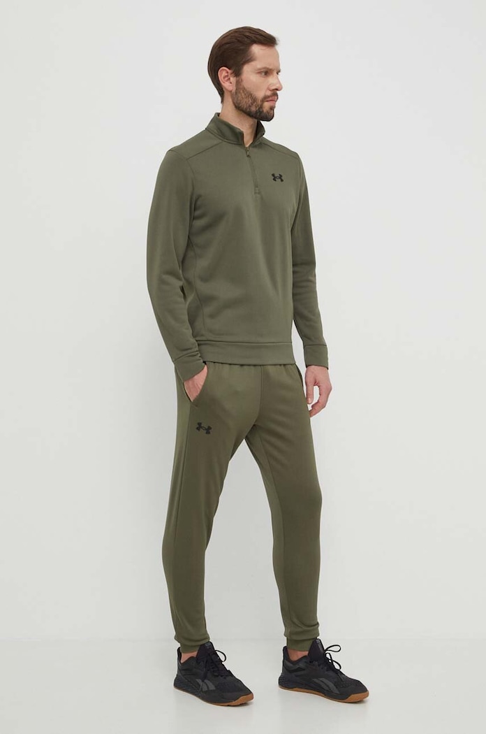 Under Armour hanorac de antrenament bărbați 1373358 verde SS26