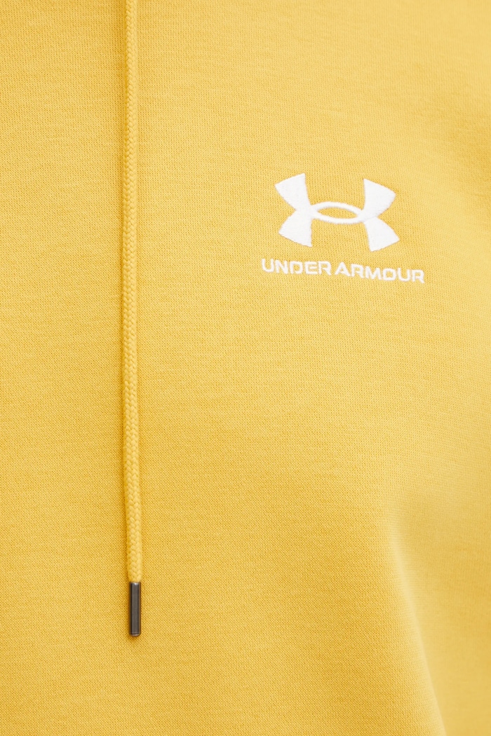 Under Armour mikina s kapucí pánská s bavlnou Essential Fleece 1373880 žlutá