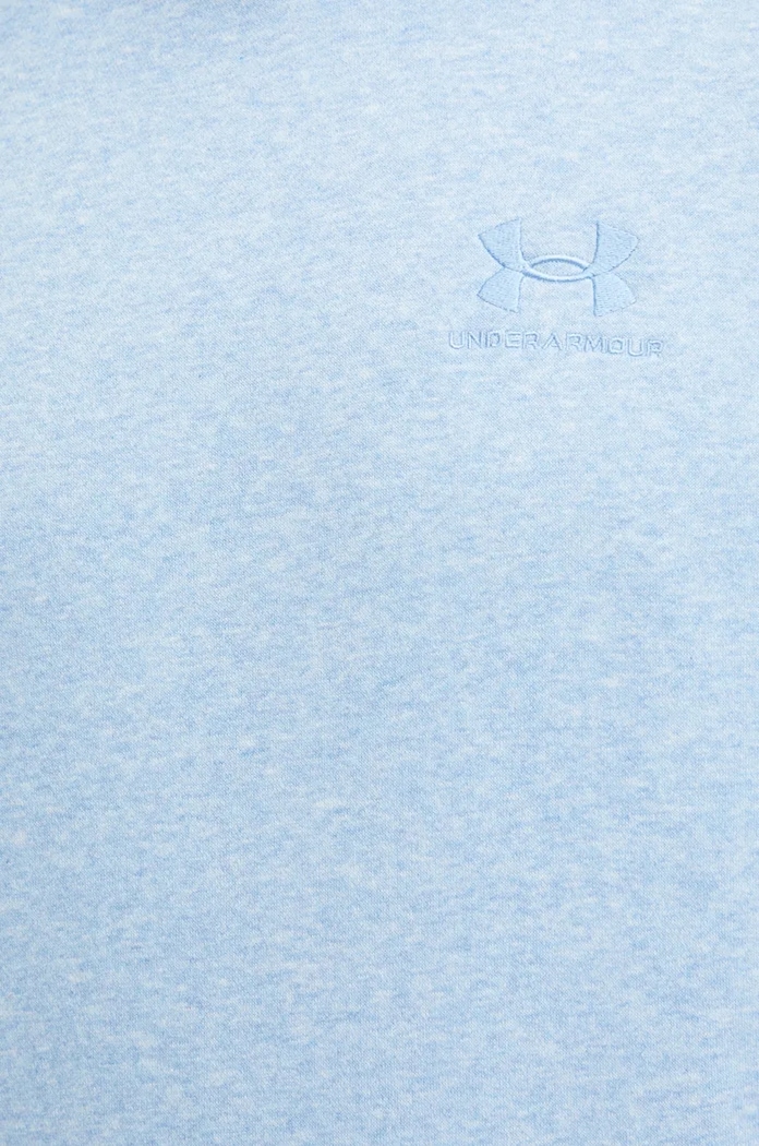 Under Armour mikina s kapucí pánská s bavlnou Essential Fleece modrá 1373880