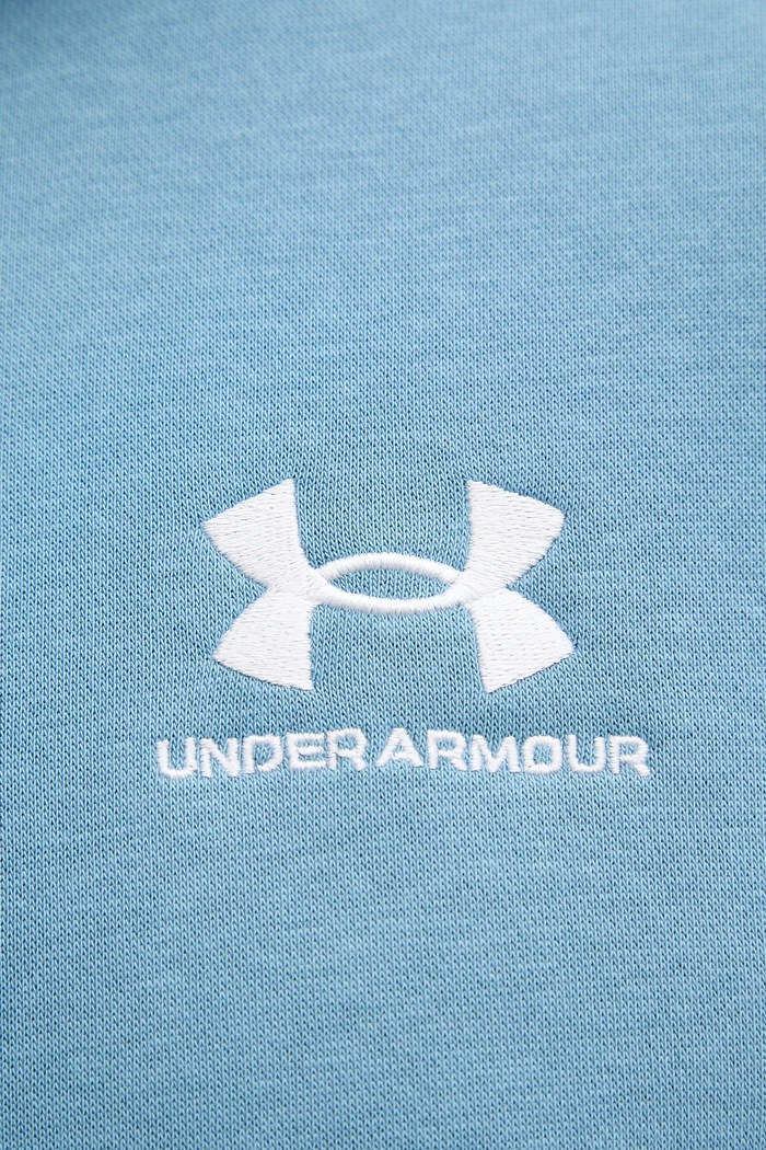 Under Armour mikina s kapucňou pánska s bavlnou Essential Fleece 1373880 modrá