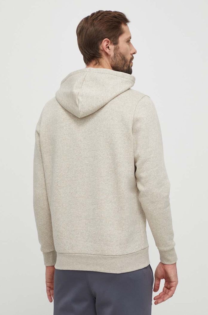 Oblečení Under Armour Mikina s kapucí pánská s bavlnou Essential Fleece 1373880 béžová