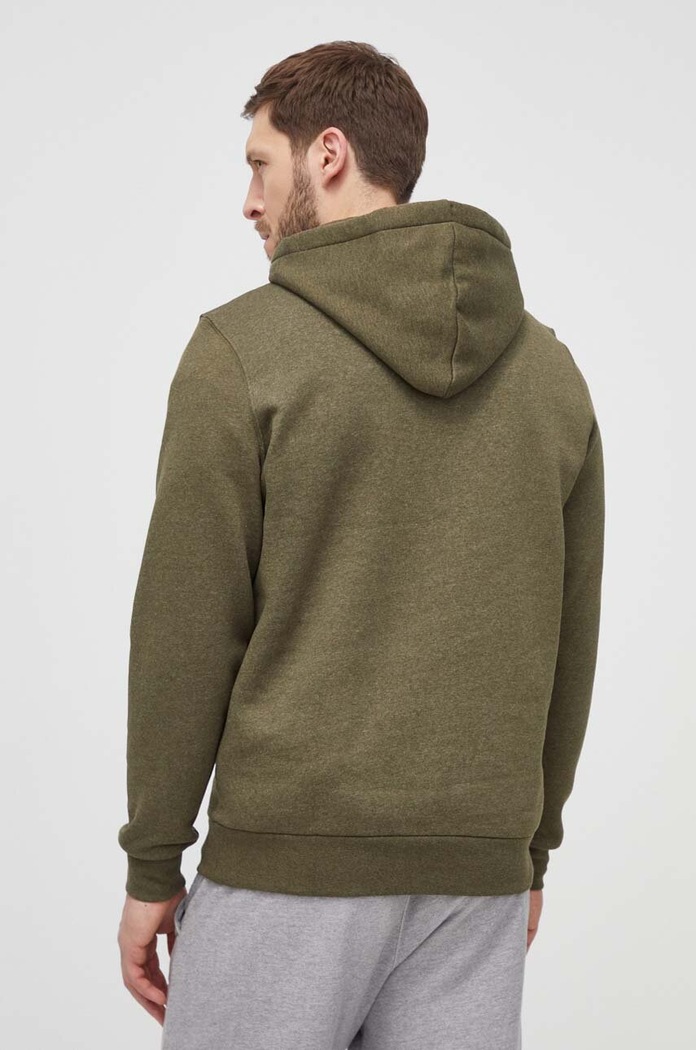 Odzież Under Armour bluza z kapturem męska z bawełną Essential Fleece 1373880 zielony