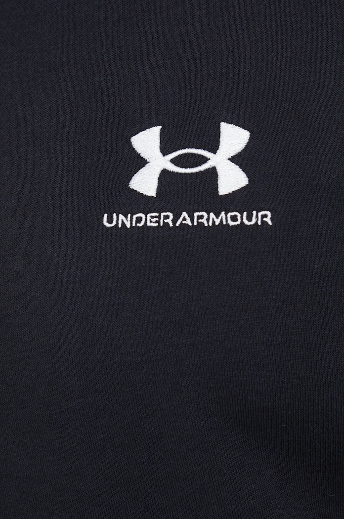 Under Armour kapucnis melegítőfelső férfi pamut Essential Fleece 1373880 fekete