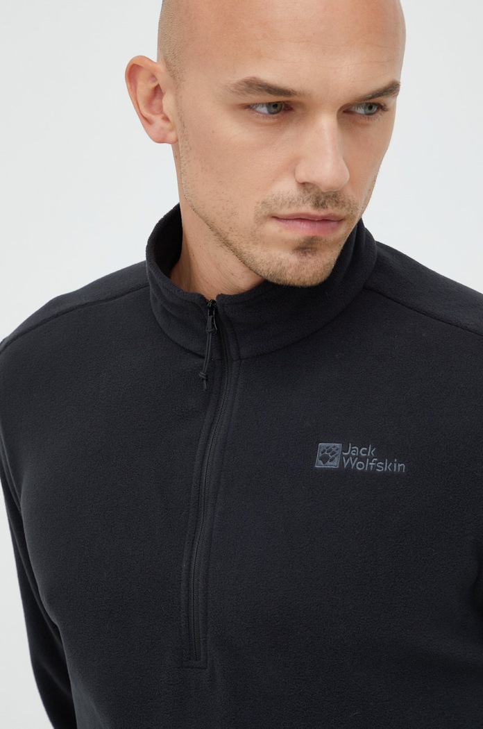 Sportovní mikina Jack Wolfskin Taunus bez kapuce šedá 1709522