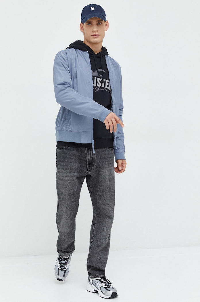 Hollister Co. bluza KI322.2724.900 czarny AW22